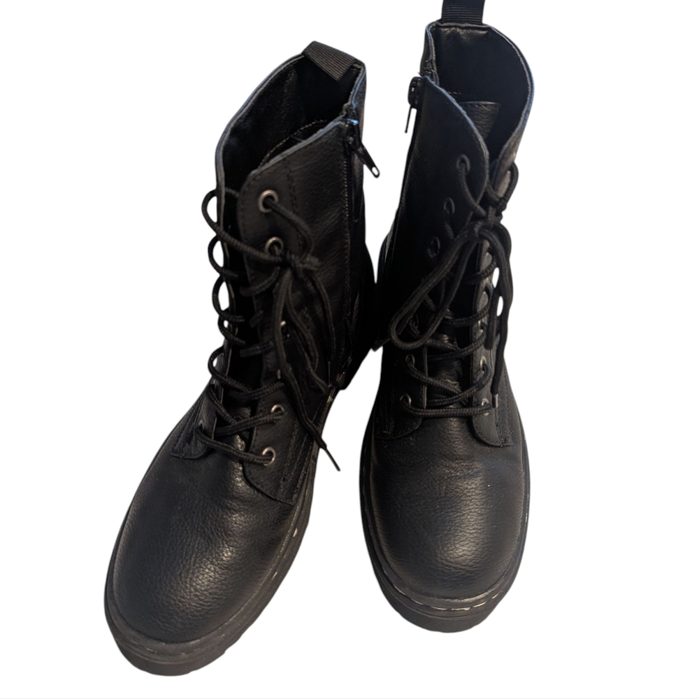 SINCERLY JULES Girl's Harley Combat Boots Size 5 Black